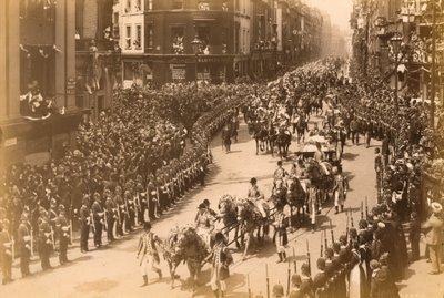 Königin Victoria, Diamantjubiläumsprozession, 1897 von English Photographer